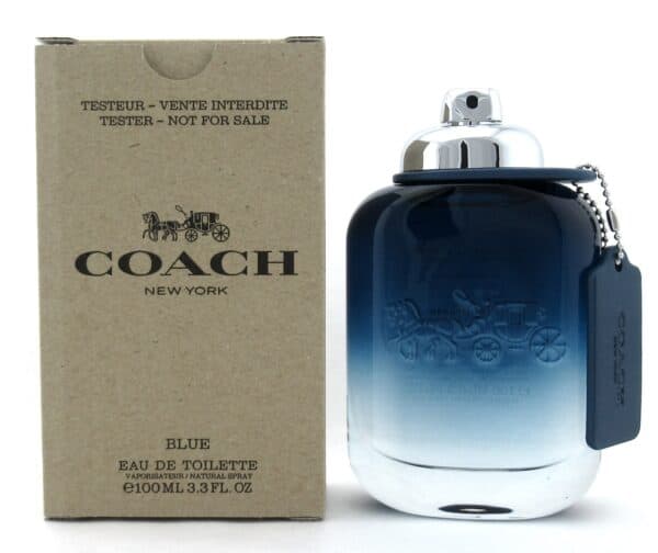 Coach Men's Blue EDT 100ML (Tester) טסטר קואץ בלו לגבר בושם לגבר אדט 100מ"ל